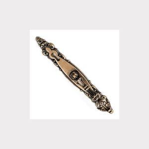 PULL HANDLE WITH KEYHOLE ANTIQUE BRASS