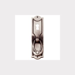 DULL SILVER WITH KEY HOLE FURNITURE HANDLE