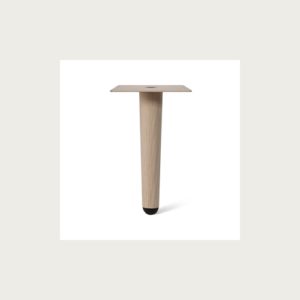 METAL CONICAL LEG STRAIGHT 150MM NATURAL BEECH FINISH