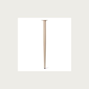 METAL CONICAL LEG STRAIGHT 710MM NATURAL BEECH FINISH