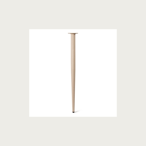 METAL CONICAL LEG STRAIGHT 710MM NATURAL BEECH FINISH