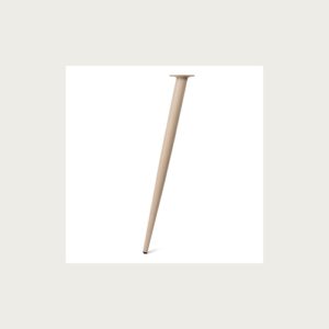 METAL CONICAL LEG INCLINED 710MM NATURAL BEECH FINISH