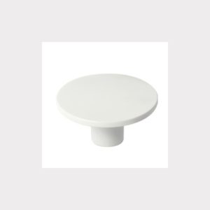 FURNITURE KNOB ABS 60 MM COLOUR WHITE MAT YOUTH DESIGN