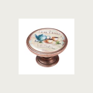 BOUTON 37MM VIEUX CUIVRE THEE 1