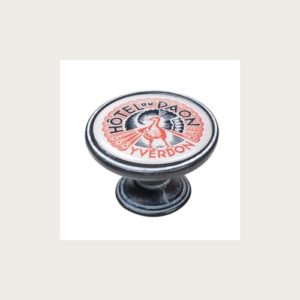 KNOB 37MM WASHED RUST HOTEL PAON