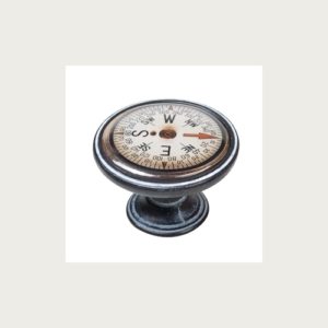 KNOB 37MM WASHED RUST COMPASS 3