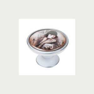 KNOB 37MM PATINATED SILVER WOMAN 3