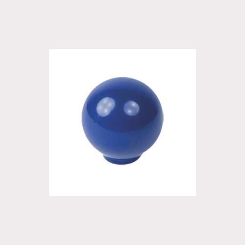 BALL ABS 24MM DARK BLUE SHINY FINISH FURNITURE KNOB YOUTH DESIGN