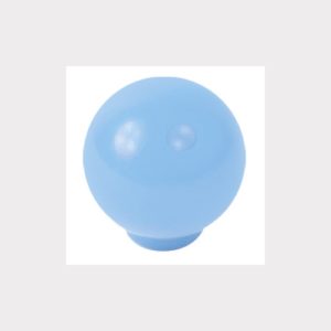 BALL ABS 34MM BABY BLUE SHINY FINISH FURNITURE KNOB YOUTH DESIGN