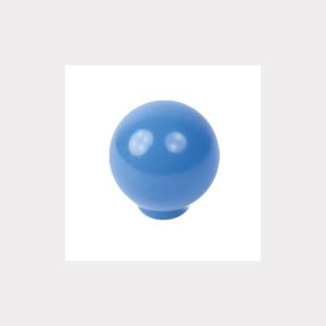 BALL ABS 24MM BLUE  SHINY FINISH FURNITURE KNOB YOUTH DESIGN
