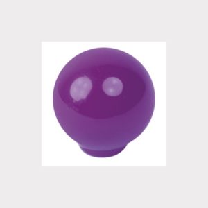 BALL ABS 34MM VIOLET SHINY FINISH FURNITURE KNOB YOUTH DESIGN