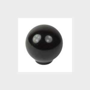BALL ABS 29MM BLACK SHINY FINISH FURNITURE KNOB YOUTH DESIGN