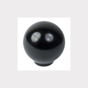 BALL ABS 34MM BLACK SHINY FINISH FURNITURE KNOB YOUTH DESIGN