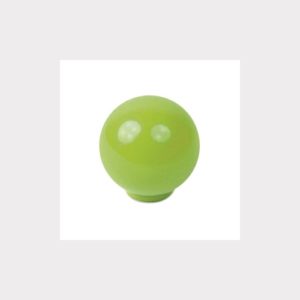 BALL ABS 24MM PISTACCHIO GREEN SHINY FINISH FURNITURE KNOB YOUTH DESIGN