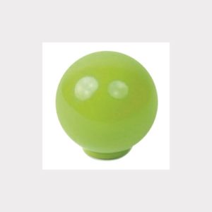 BALL ABS 34MM PISTACCHIO SHINY FINISH FURNITURE KNOB YOUTH DESIGN