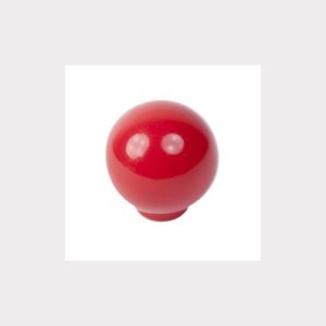 BALL ABS 24MM RED SHINY FINISH FURNITURE KNOB YOUTH DESIGN