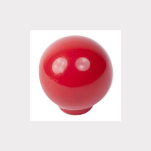 BALL ABS 34MM RED SHINY FINISH FURNITURE KNOB YOUTH DESIGN