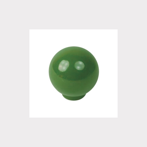 BALL ABS 24MM GREEN SHINY FINISH FURNITURE KNOB YOUTH DESIGN