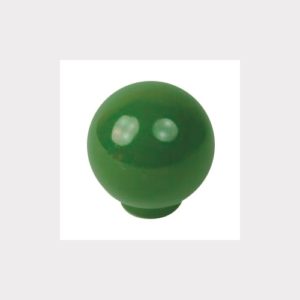 BALL ABS 29MM GREEN SHINY FINISH FURNITURE KNOB YOUTH DESIGN