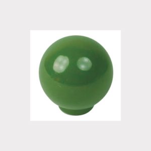 BALL ABS 34MM GREEN SHINY FINISH FURNITURE KNOB YOUTH DESIGN