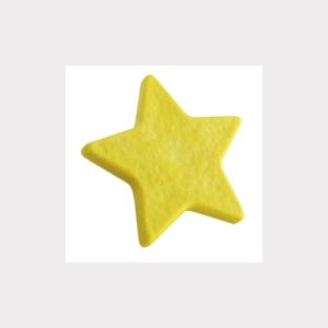 YELLOW STAR. PLASTIC FURNITURE KNOB BABY BEDROOM