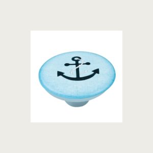 KNOB 50MM ABS WITH DESIGN ANCHOR