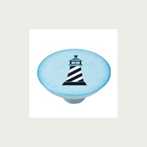 KNOB 50MM ABS WITH DESIGN LIGHTHOUSE