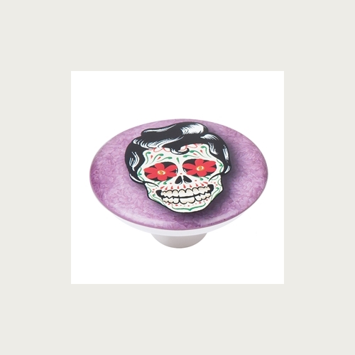 KNOB 50MM ABS WITH DESIGN SKULL 2