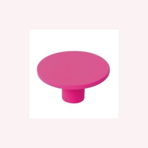 FURNITURE KNOB ABS 60 MM COLOUR PINK MAGENTA YOUTH DESIGN