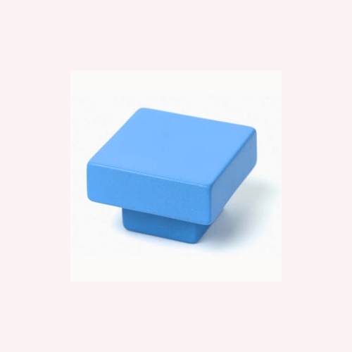 FURNITURE KNOB ABS 30X30 MM COLOUR BLUE YOUTH DESIGN