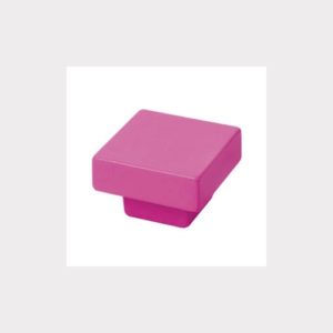 FURNITURE KNOB ABS 30X30 MM COLOUR PINK MAGENTA YOUTH DESIGN