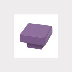 FURNITURE KNOB ABS 30X30 MM COLOUR VIOLET YOUTH DESIGN