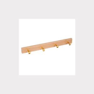 HANGER LACQUERED  BEECH  KNOBS GOLD