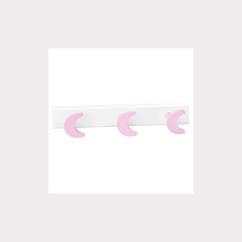 HANGER  MOONS PINK LACQUERED  WOOD