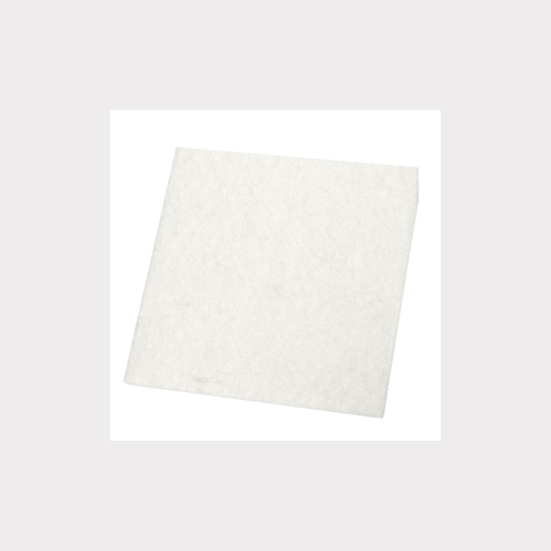 SHEET OF WHITE ADHESIVE FELT TO CUT 85X100MM FOR FURNITURE CHAIR TABLE LEGS