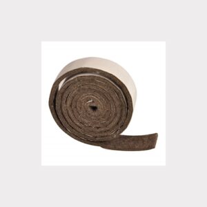 ROLL OF BROWN ADHESIVE FELT 19MMX1METER TO CUT FOR FURNITURE CHAIR TABLE LEGS